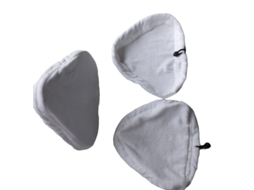 Conjunto de 3 Almofadas Limpeza Substituição para Esfregona a Vapor H2o BRILVIBERA