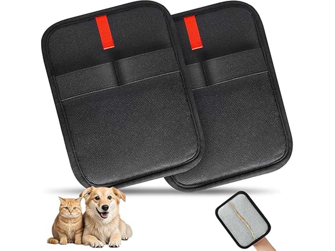 Luvas Antiestáticas para Remoção de Pelos de Animais, Reutilizáveis, com Adsorção Eletrostática, Removedor, Ergonômico, Uso Diário STELASPLEN