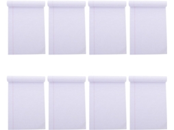 Bloco-notas Jurídicas Ligné A5 8 Peças 400 Folhas Destacáveis Papel Branco Carnet Profissional Portátil Para