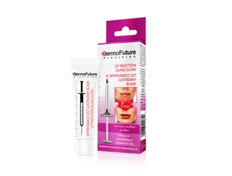 Preenchedor Labial Com Brilho Espelhado Dermofuture, 12ml