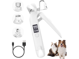 Cortador Elétrico Pet Unhas Usb Recarregável Lixa