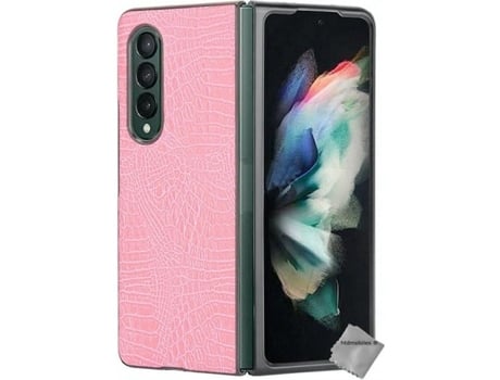 Capa Dura Crocodilo Fold Para Samsung Htdmobiles Rosa