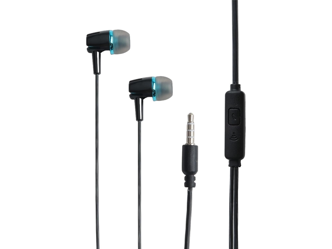 Fones De Ouvido Intra Auriculares Com Fio, Cancelamento De Ruído E Microfone, Com Conector De 3, 5mm, Compatíveis Com