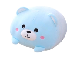 2026 almohada de Peluche Oso Linjou Cute Suave Redonda para Niños, Almohada Kawaii de Dormir (20cm)