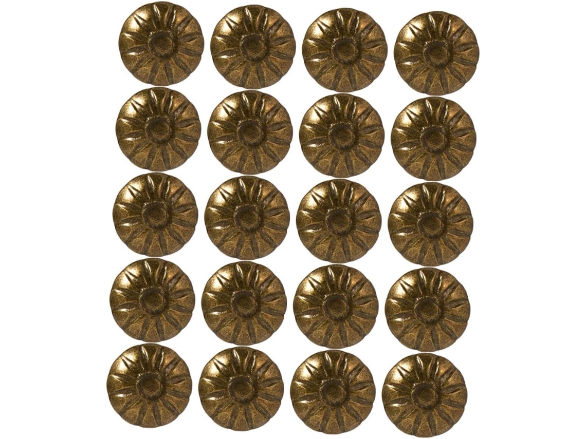 Conjunto Genérico De 300 Tachas Decorativas Antigas Para Estofamento