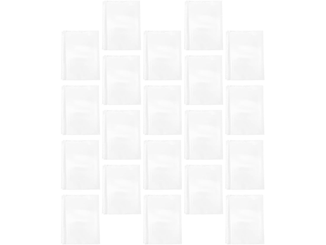 20 Camadas Transparentes para Pastas A4, 30 Camadas de Proteção, Sacos de PP Resistentes para Documentos, Protetores Multiuso para
