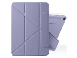 Capa de couro Webake para tablet com deformação magnética e fivela fixa