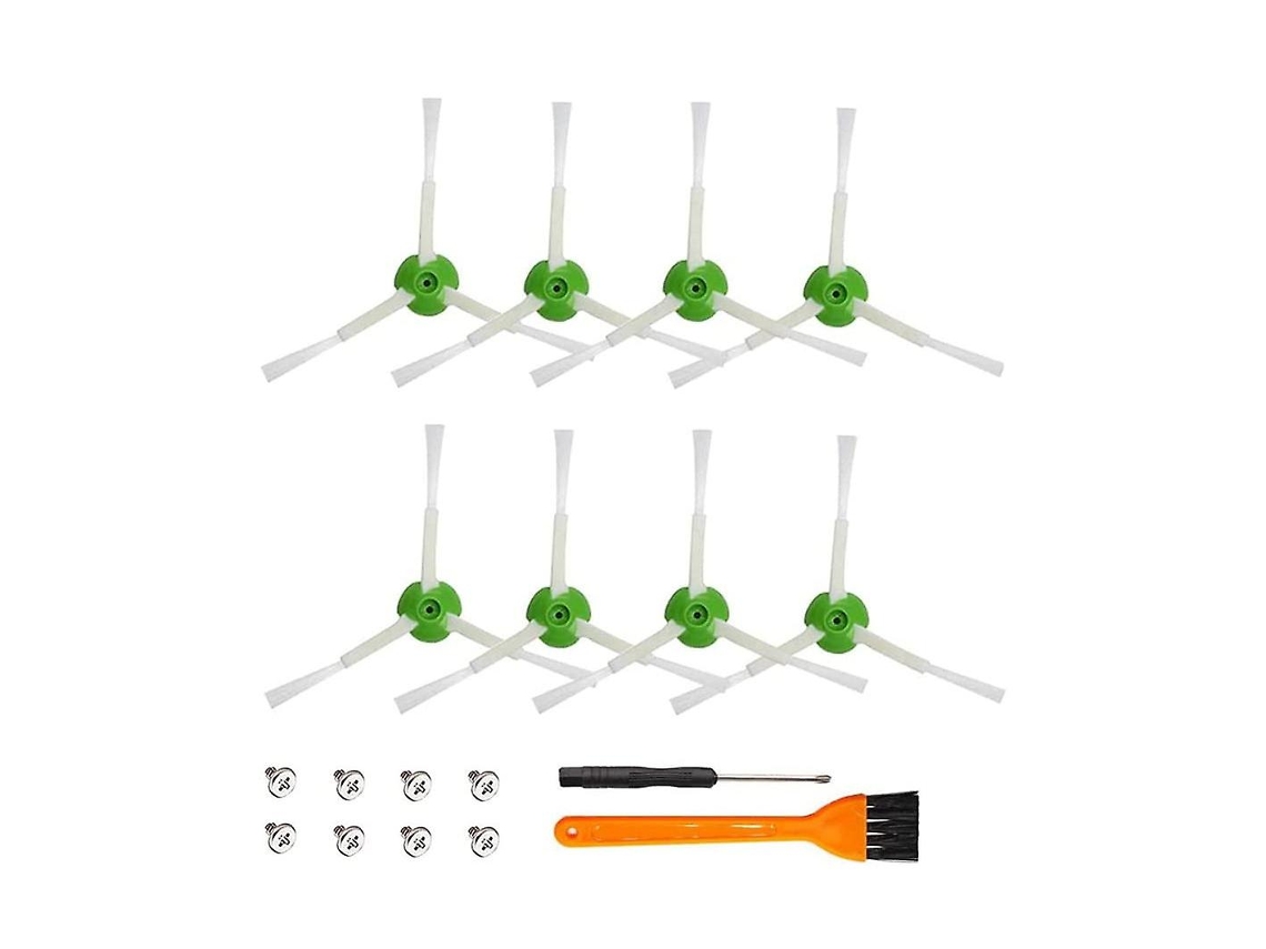 Pacote com 10 Escovas Laterais para Irobot Roomba I e E Series I7 I7+ E5 Robot