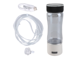 Garrafa de Água Hidrogênio Portátil 300ml, 3000ppb, Ionizador, para Casa e Escritório, 5v S/MARCA