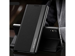 Capa De Couro Ultrafina Com Aba Horizontal, Revestimento Lateral Eletroplaqueado E Ímã, Com Suporte Integrado, Para Xiaomi Redmi 9a.