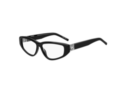 Armação de óculos de grau feminina Hugo Boss HG-1258-807F513 (preta - acetato - Ø 55 mm)