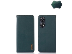 Capa Para Celular Oppo Reno8 T 4g Khazneh Em Couro Bovino De Camada Superior Nappa