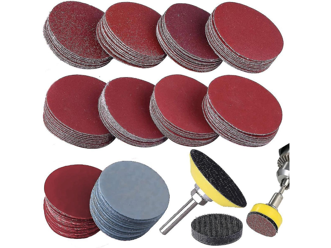 Pacote Com 100 Lixas De 50 Mm Para Lixamento Excêntrico Slowmoose