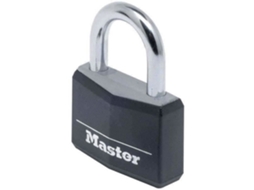 Cadeado de alumínio Master Lock, anel de aço temperado de 40 mm, cilindro de 4 pinos