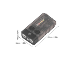 Laxiscreed Lanterna Mini Usb Com Luz Uv 365nm E 5 Níveis De Intensidade