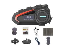 Auriculares Bluetooth 5.1 para Casco de Motocicleta Con Reducción de Ruido, Resistentes Al Agua, Contestador Automático Y Asistente de Voz.