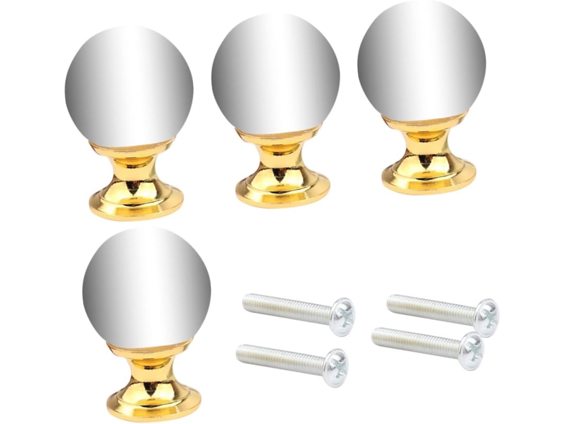 Conjunto Com 8 Puxadores De Cristal Para Armários Decorativos.