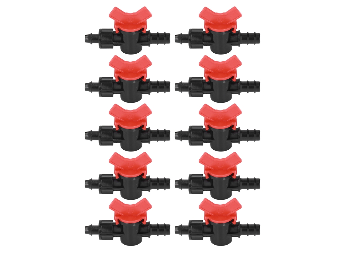 10 Peças Válvula Esfera Com Farpas 5/8 Polegadas Ajustável Anti Vazamento