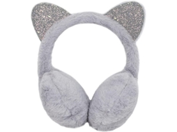 Fones de ouvido ajustáveis de inverno 2026 com pele sintética e design de animais fofos para crianças, proteção contra o frio.