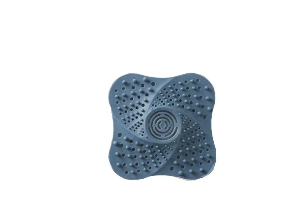 1 Unidade de Tampão Anti entupimento para Ralo Chão, Protetor Banheira e Chuveiro, Filtro Pia, Utensílio Banheiro Cozinha, Azul AQUAFORGE