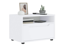 Vidaxl Móvel Tv Visnes Derivados De Madeira Branco 60x40x38 Cm