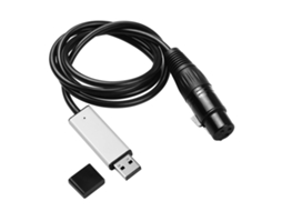 Adaptador De Interface Usb Para Dmx Controlador De Iluminação De Palco Led Dmx512 Para Computador/pc Com Dimmer Brilvibera