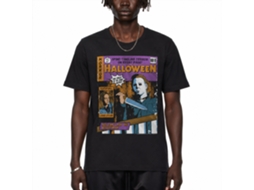 Rockinstone Halloween Movie Horror Comic Black Adult T-shirt Size:s