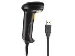 Leitor de código de barras 2d portátil, automático, universal, com fio, compatível com Android, CHABERLU