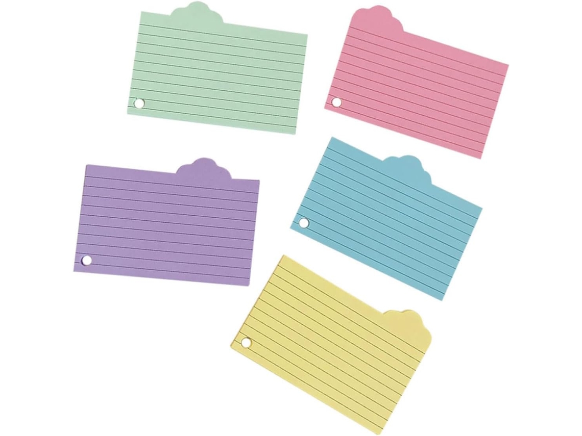 125 Feuilles Fiches D'étude Nuage, Cartes De Mots, Papier, Forme Para Organizar Os Arquivos E Localizar