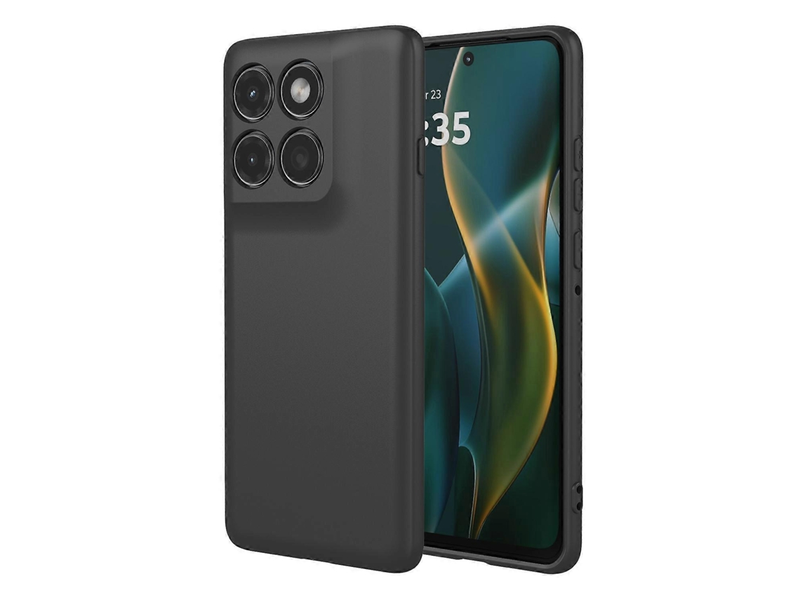 Capa Protetora Tkdaddy Para Motorola Edge 60 Pro 5g Em Tpu Macio E À Prova De Choque, Preta