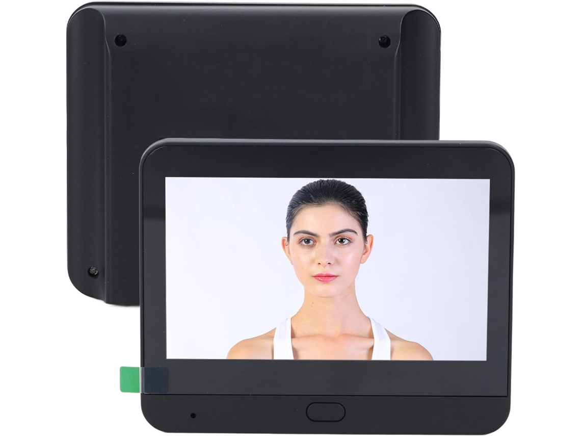 Campainha Com Câmera Olho Mágico, Tela Ips Lcd De 4 Polegadas