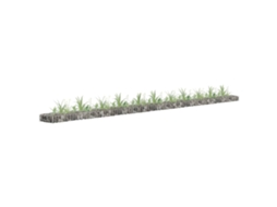 Vidaxl Canteiro Elevado/cesto Gabião 450x30x10 Cm Aço Galvanizado