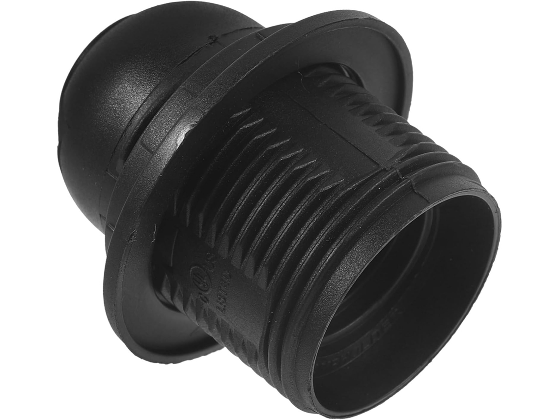 Soquete De Rosca Preto Resistente Ao Calor Para Luminárias Pendentes, Luminárias De Mesa E Projetos Gokoco