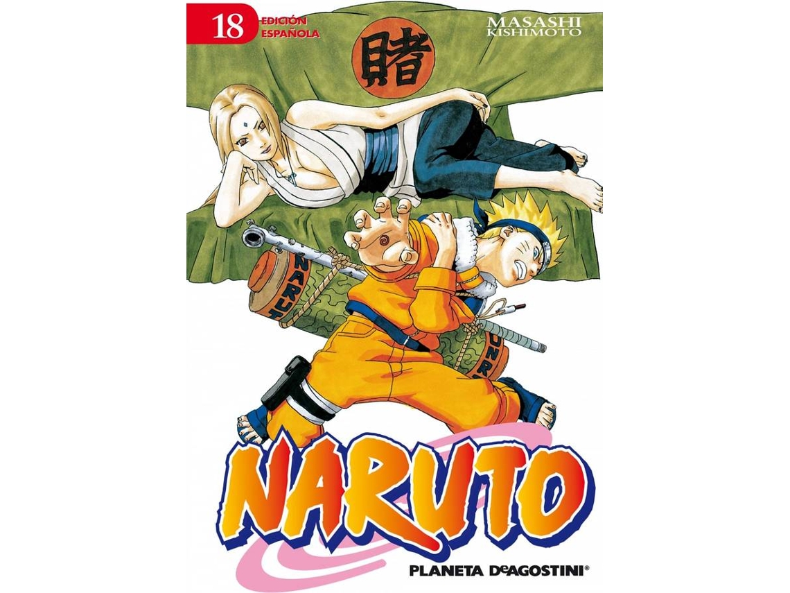 Livro Naruto Nº 18/72 de Masashi Kishimoto (Espanhol)