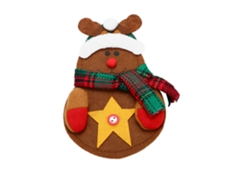 Laxiscreed Bolsa De Talheres Natal Em Tecido Não Tecido Para Decoração De Mesa Festiva