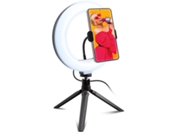 Ring Light SBS TESELFIERINGCLIP (Outlet Caixa Aberta - Universal - Preto)