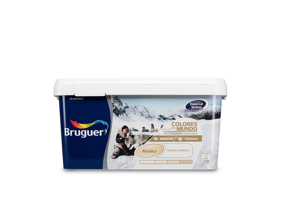 Bruguer Colors Of The World Alaska Branco Extra Fosco Pintar 4L 5057389