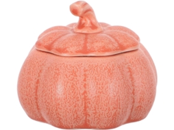 Pote De Cerâmica Toyvian, Com Design Elegante De Abóbora Laranja, Tampa Hermética E Fácil De Limpar, Ideal Para