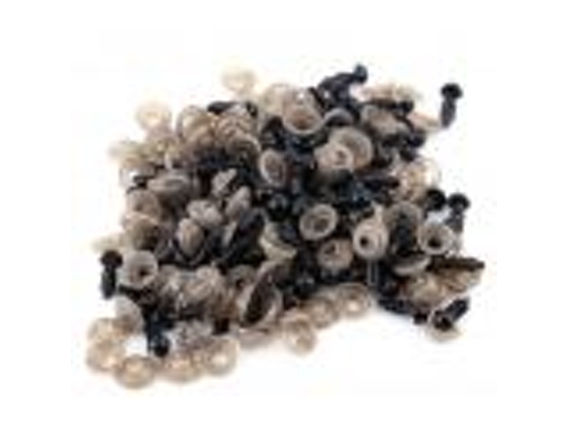 Olhos De Boneca De Plástico Preto Sygo (seguros Para Diy, Adequados Para Brinquedos)