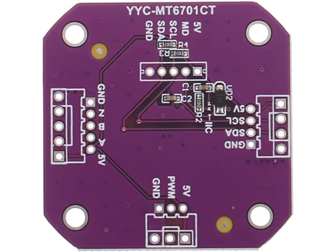 Módulo Mt6701 De 12 Bits I2c/spi Para Sensoriamento Robótico -40°c A