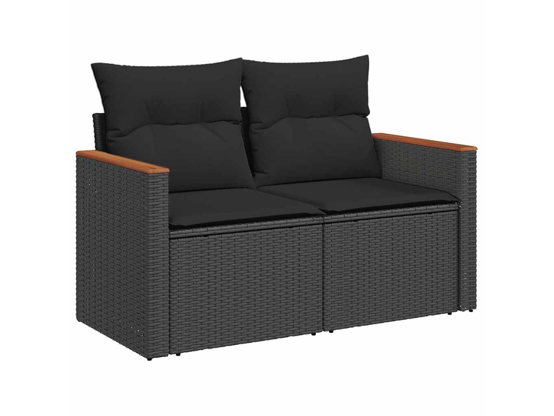 Garden Sofa, Garden Sofas Vidaxl Preto Rattan / Vime (n/a)