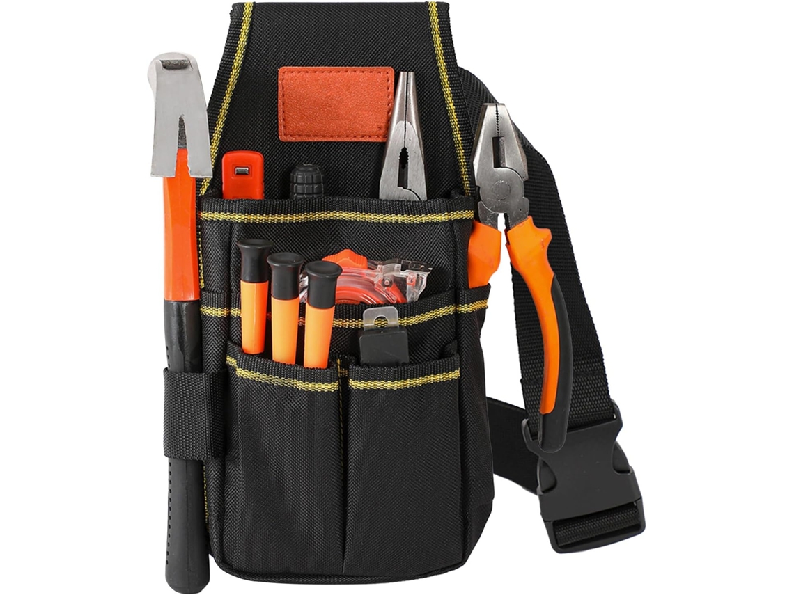 Bolsa Organizadora Portátil para Cinto de Ferramentas Eletricista Com