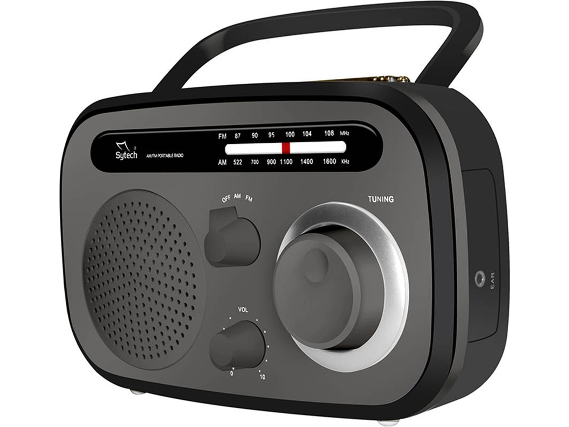 Rádio de Bolso Digital SYTECH SY1657NG (Cinzento Digital AM/FM