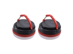 2x Luzes De Acampamento Portáteis Led Lanterna De Acampamento À Prova Dágua Lâmpada De Barraca Caminhadas Ao Ar Livre Peixe Olysi Shop