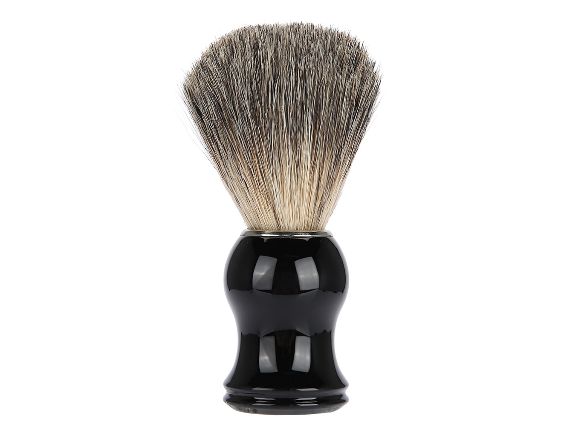 Escova de queixo portátil 2026 para homens com cabo de plástico, ideal para salão de beleza, casa e viagens.
