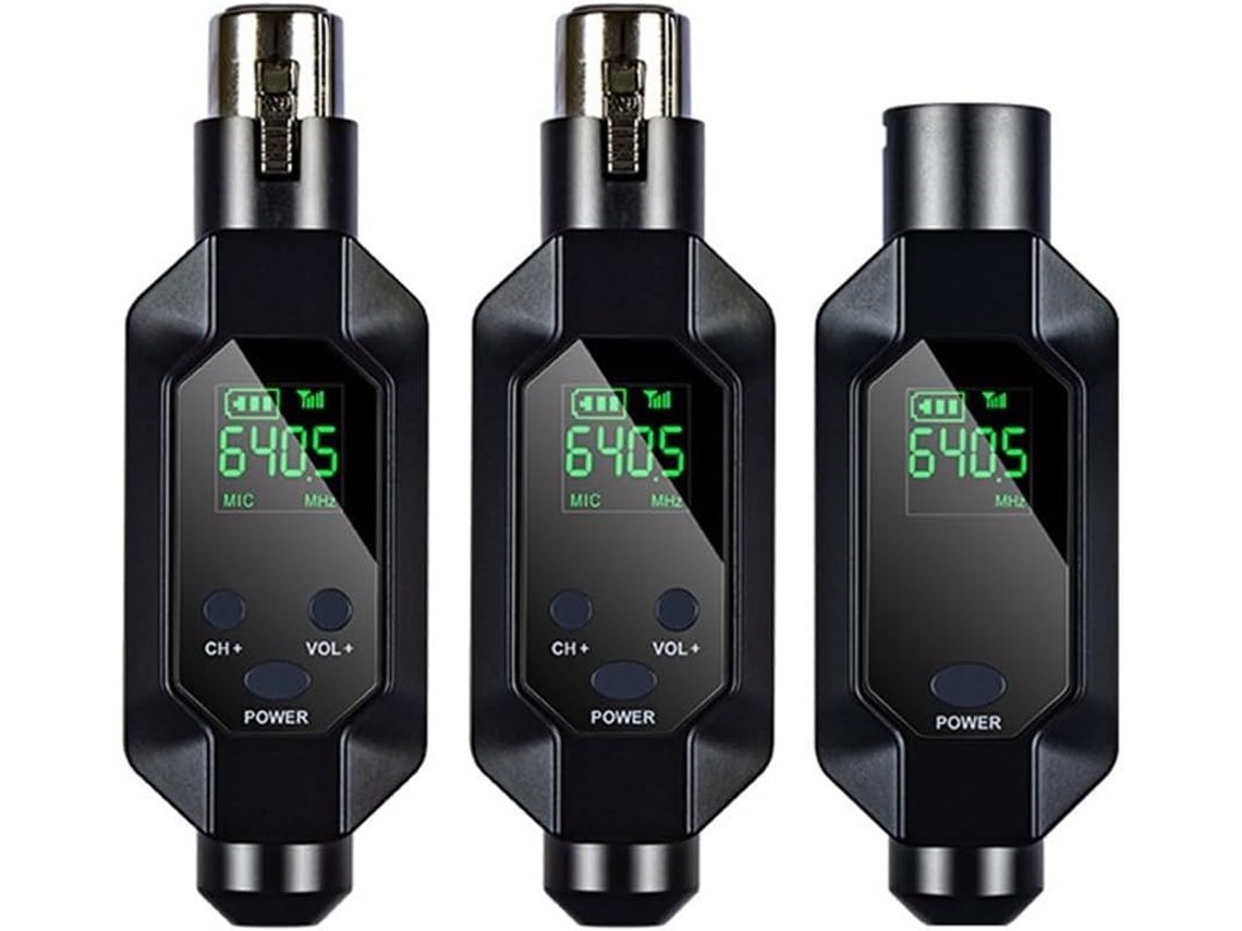 Conversor De Microfone Sem Transmissor E Receptor Xlr Para Microfones Dinâmicos
