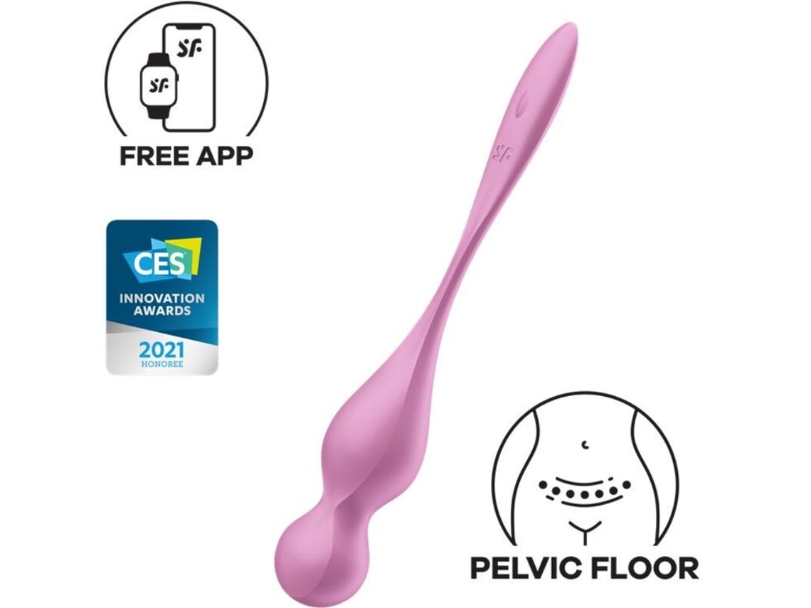 Bolas De Kegel Vibratórias - Satisfyer - Love Birds - Rosa