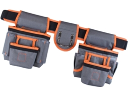 Bolsa multifuncional para ferramentas com diversos compartimentos, ideal para pequenas obras e jardinagem, impermeável e