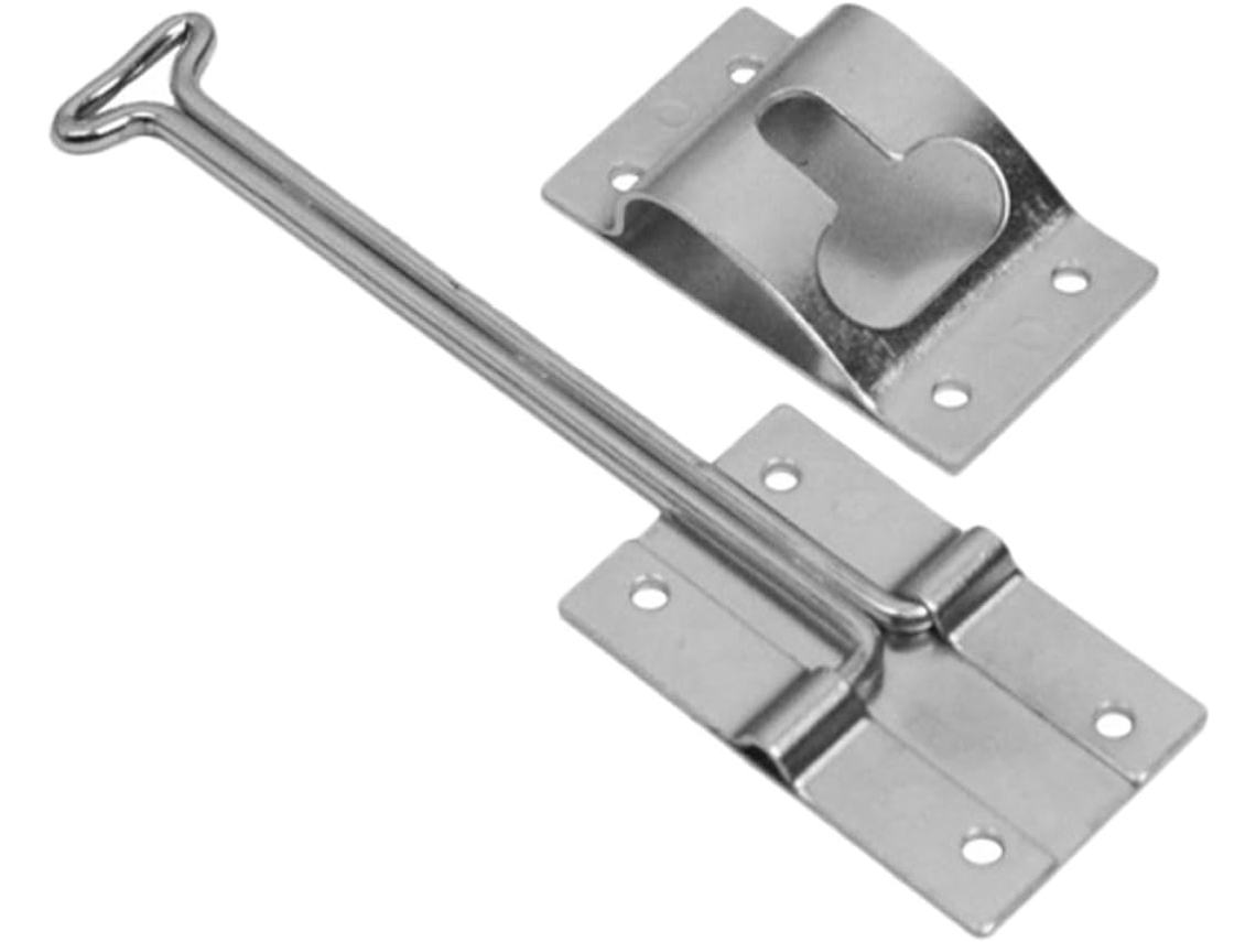 Porta com design moderno, suporte reforçado, anticolisão e resistente às intempéries.