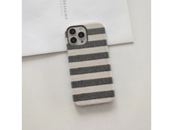Capa Rígida Para Iphone 17 Pro, Preta Com Listras E Blocos De Cor, Para Dissipação De Calor.